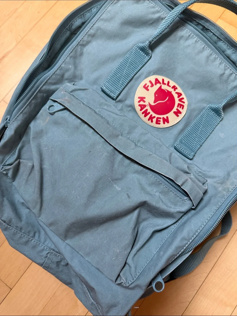 Fjallraven Kanken Mini Backpack in Sky Bkue